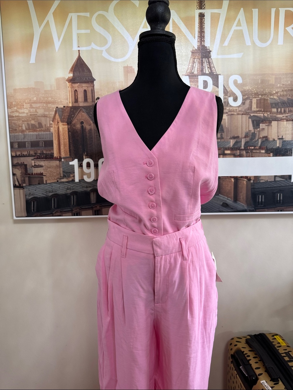 Pink Women's Pants & Jumpsuit Set